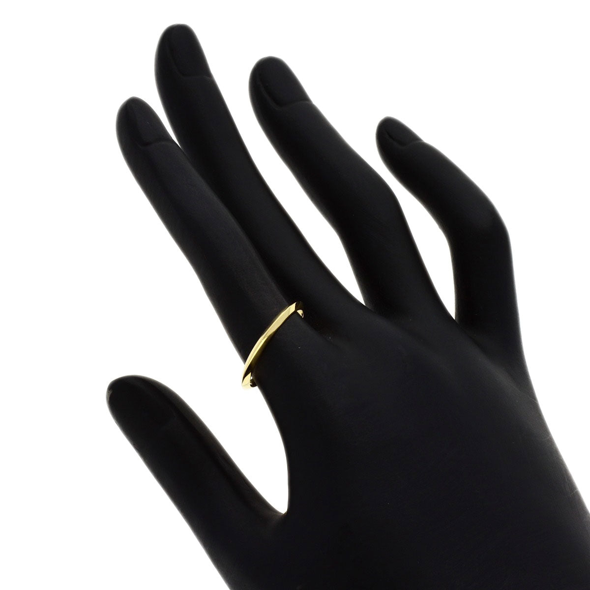 TIFFANY&Co. Knife edge Ring K18 Yellow Gold Ladies [Used]