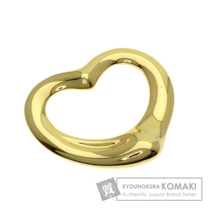 TIFFANY&Co. Open heart Pendant top K18 Yellow Gold Ladies [Used]