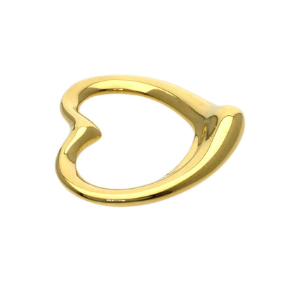 TIFFANY&Co. Open heart Pendant top K18 Yellow Gold Ladies [Used]