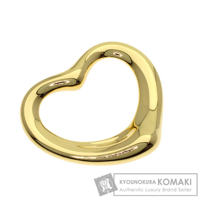 TIFFANY&Co. Open heart Pendant top K18 Yellow Gold Ladies [Used]