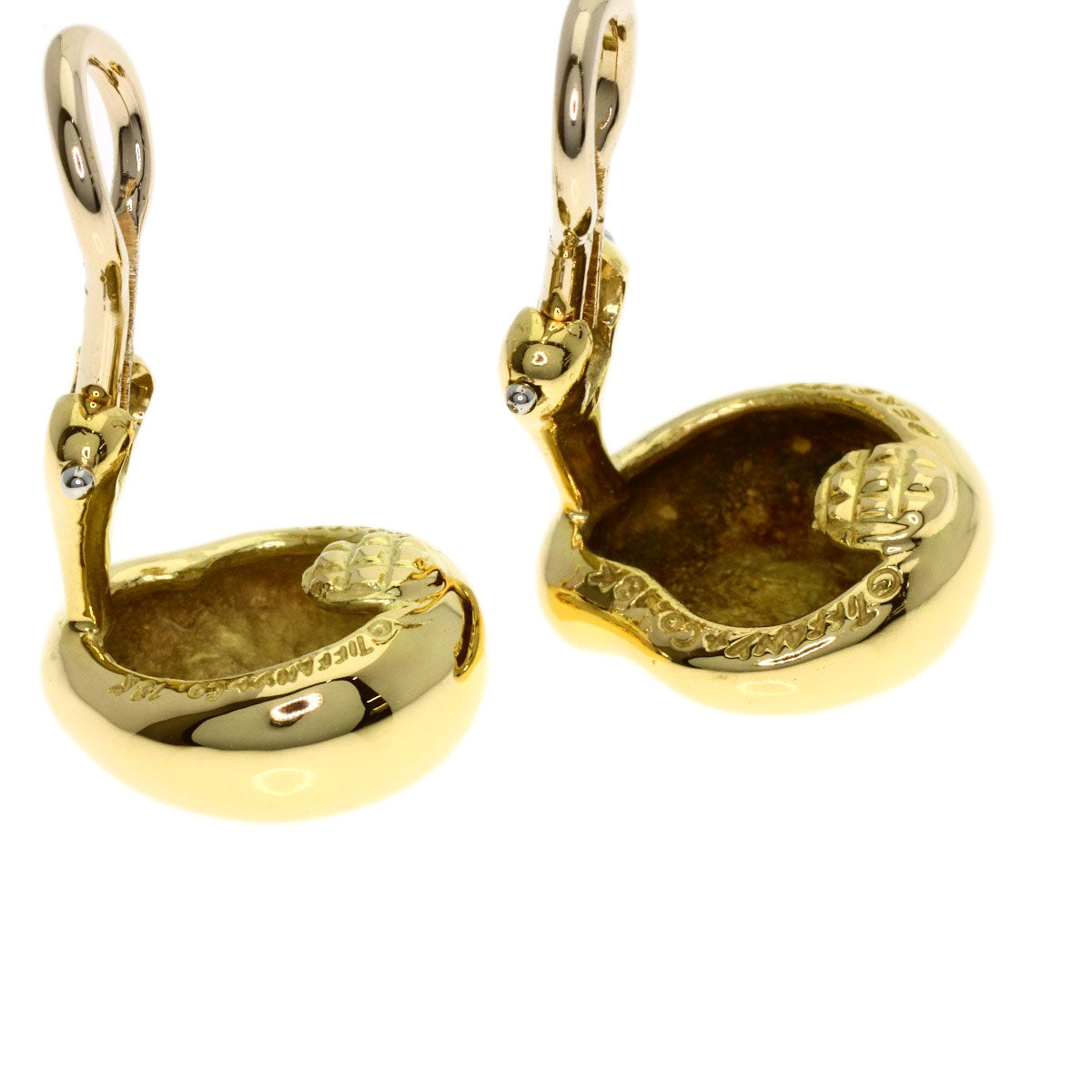TIFFANY&Co. nugget Earring K18 Yellow Gold Ladies [Used]