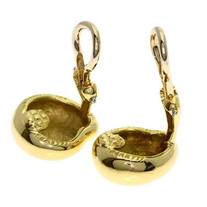 TIFFANY&Co. nugget Earring K18 Yellow Gold Ladies [Used]