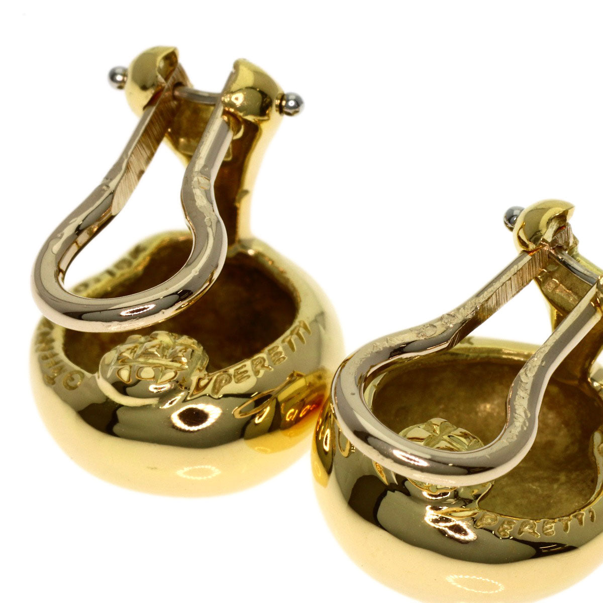 TIFFANY&Co. nugget Earring K18 Yellow Gold Ladies [Used]