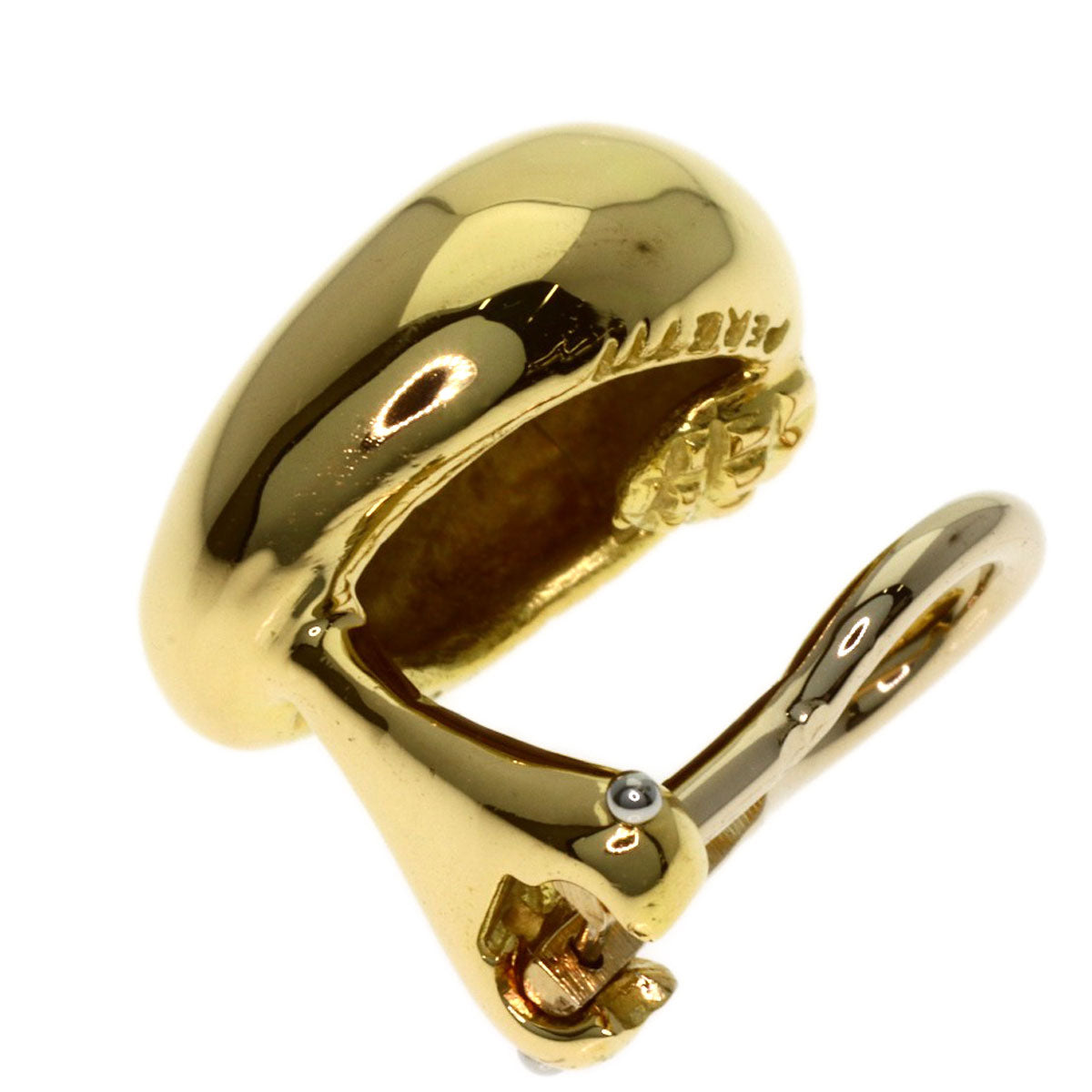 TIFFANY&Co. nugget Earring K18 Yellow Gold Ladies [Used]