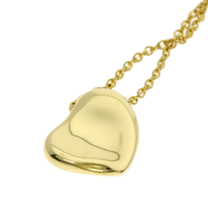 TIFFANY&Co. Full heart Necklace K18 Yellow Gold Ladies [Used]
