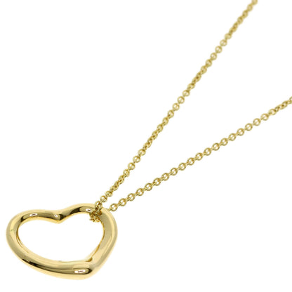 TIFFANY&Co. Open heart Necklace K18 Yellow Gold Ladies [Used]