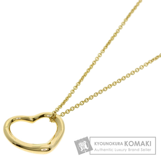 TIFFANY&Co. Open heart Necklace K18 Yellow Gold Ladies [Used]