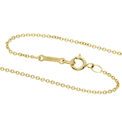 TIFFANY&Co. Open heart Necklace K18 Yellow Gold Ladies [Used]