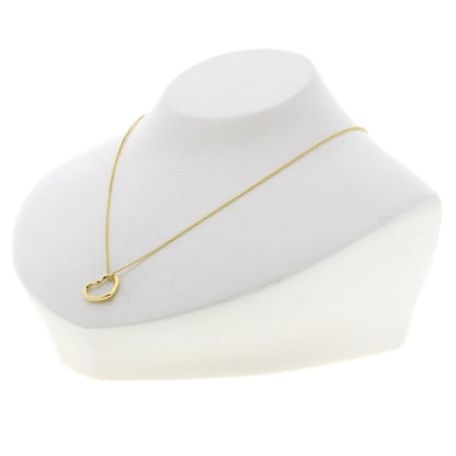 TIFFANY&Co. Open heart Necklace K18 Yellow Gold Ladies [Used]