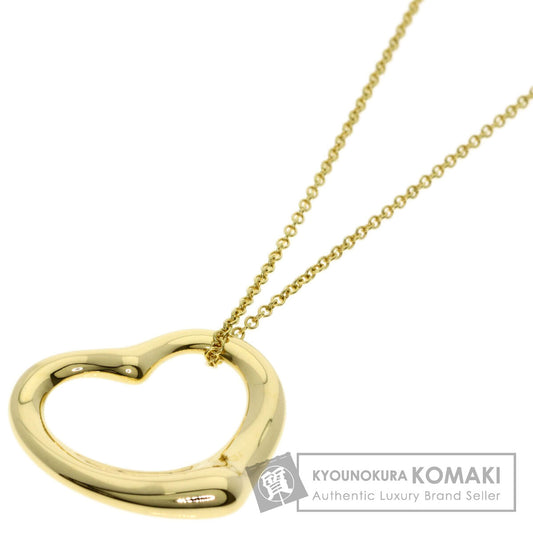 TIFFANY&Co. Open heart Necklace K18 Yellow Gold Ladies [Used]
