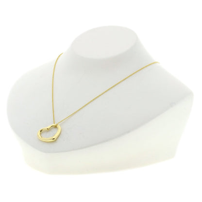 TIFFANY&Co. Open heart Necklace K18 Yellow Gold Ladies [Used]