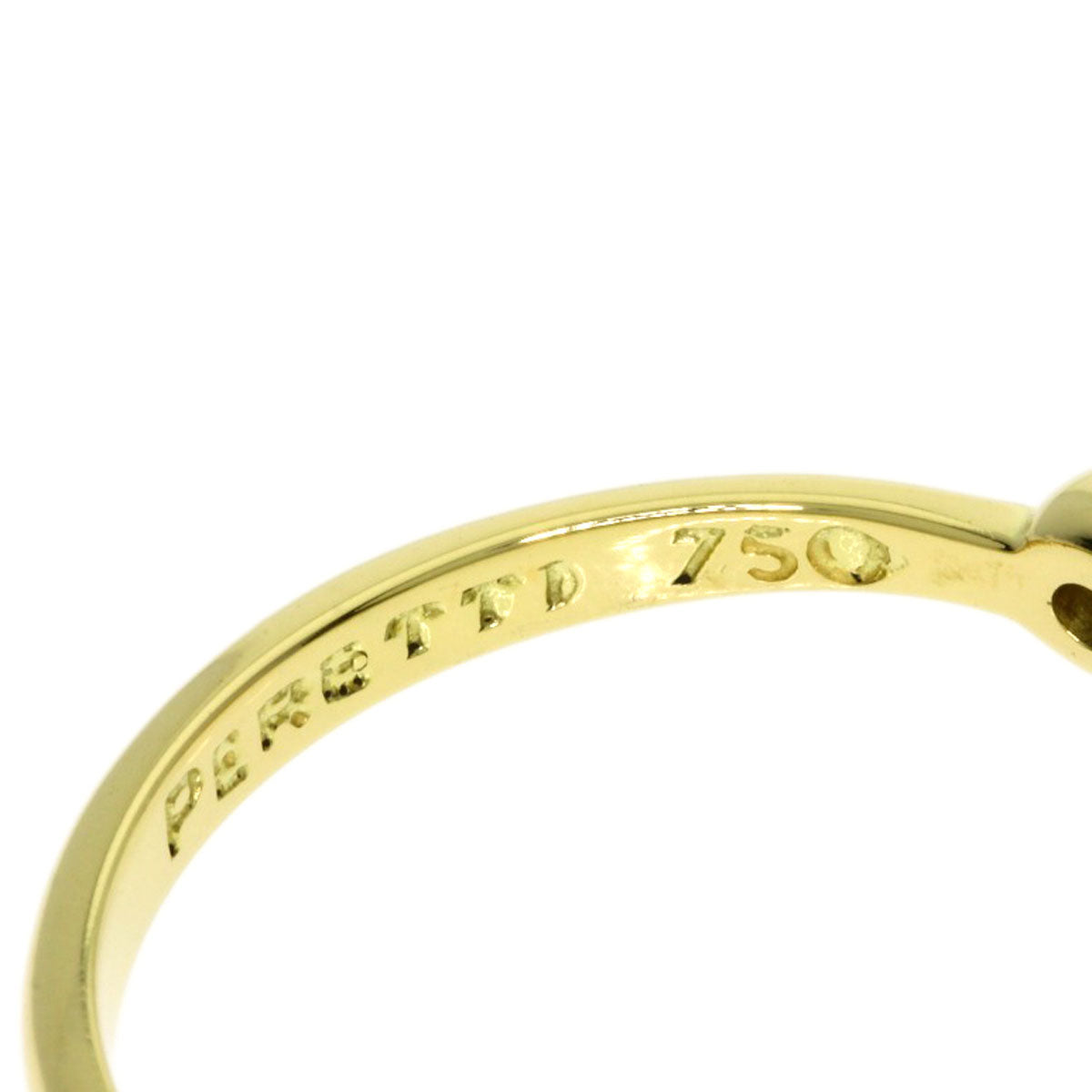 TIFFANY&Co. Full Heart 2P Diamond Ring K18 Yellow Gold Ladies [Used]