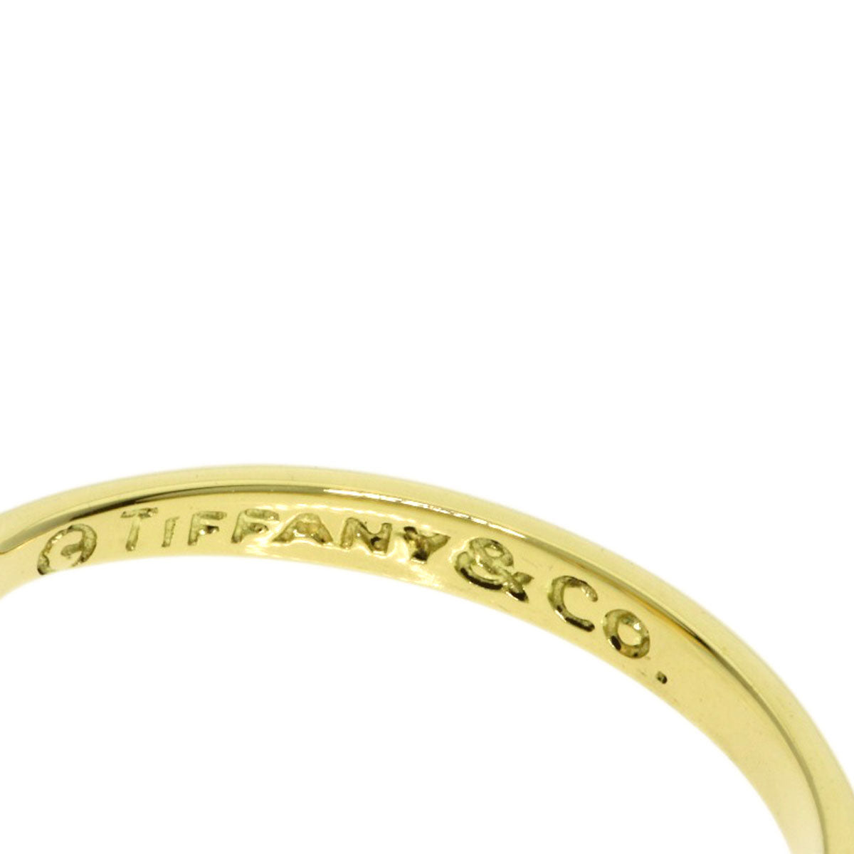 TIFFANY&Co. Full Heart 2P Diamond Ring K18 Yellow Gold Ladies [Used]
