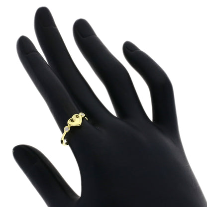 TIFFANY&Co. Full Heart 2P Diamond Ring K18 Yellow Gold Ladies [Used]