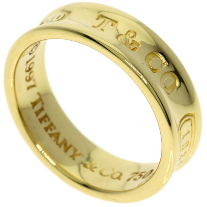 TIFFANY&Co. 1837 Narrow Ring K18 Yellow Gold Ladies [Used]