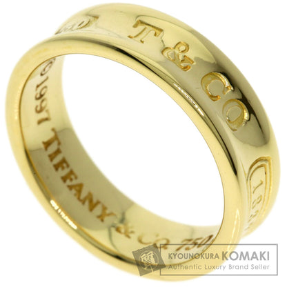 TIFFANY&Co. 1837 Narrow Ring K18 Yellow Gold Ladies [Used]