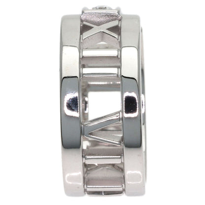 TIFFANY&Co. Atlas Open 3P Diamond Ring K18 White Gold Ladies [Used]