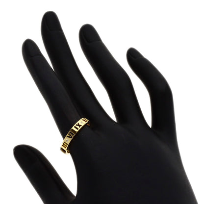 TIFFANY&Co. Atlas 4P Diamond Ring K18 Yellow Gold Ladies [Used]