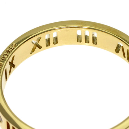 TIFFANY&Co. Atlas 4P Diamond Ring K18 Yellow Gold Ladies [Used]