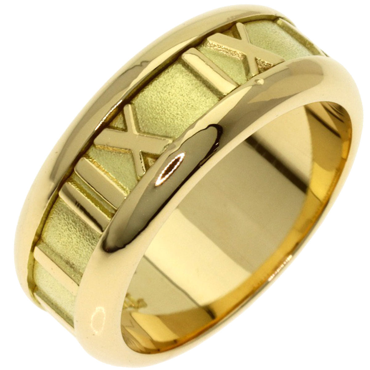 TIFFANY&Co. Atlas Ring K18 Yellow Gold Ladies [Used]