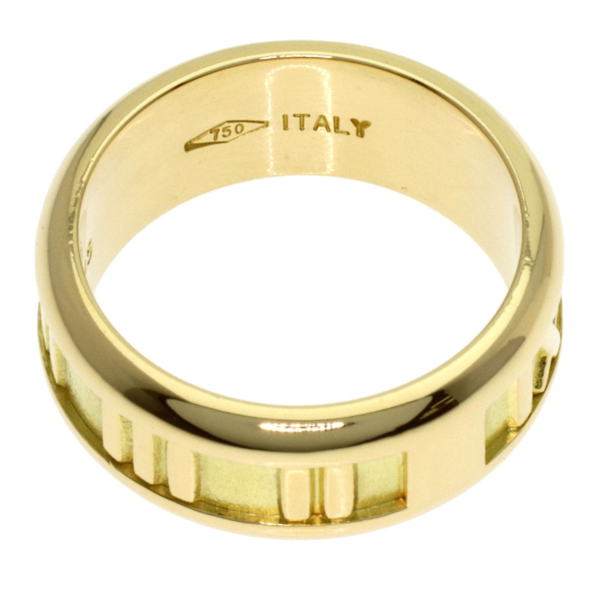 TIFFANY&Co. Atlas Ring K18 Yellow Gold Ladies [Used]