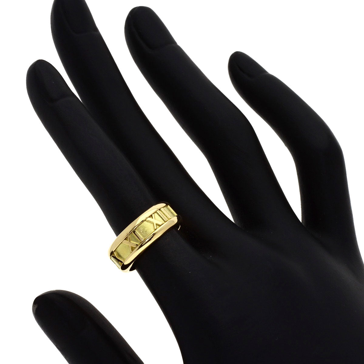 TIFFANY&Co. Atlas Ring K18 Yellow Gold Ladies [Used]