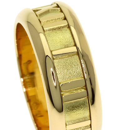 TIFFANY&Co. Atlas Ring K18 Yellow Gold Ladies [Used]