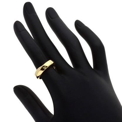 TIFFANY&Co. Knife edge Ring K18 Yellow Gold Ladies [Used]