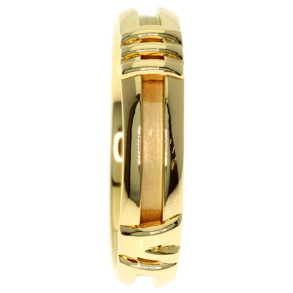 TIFFANY&Co. Atlas Numeric Ring K18 Yellow Gold Ladies [Used]