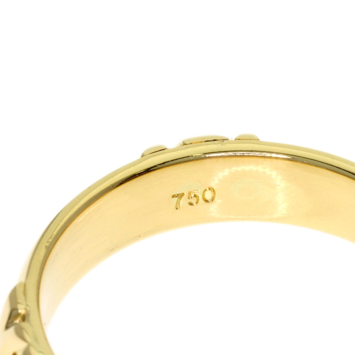TIFFANY&Co. Atlas Numeric Ring K18 Yellow Gold Ladies [Used]