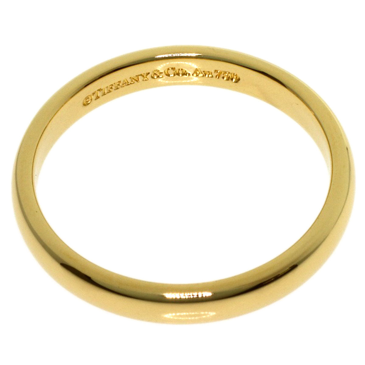 TIFFANY&Co. wedding Ring K18 Yellow Gold Ladies [Used]