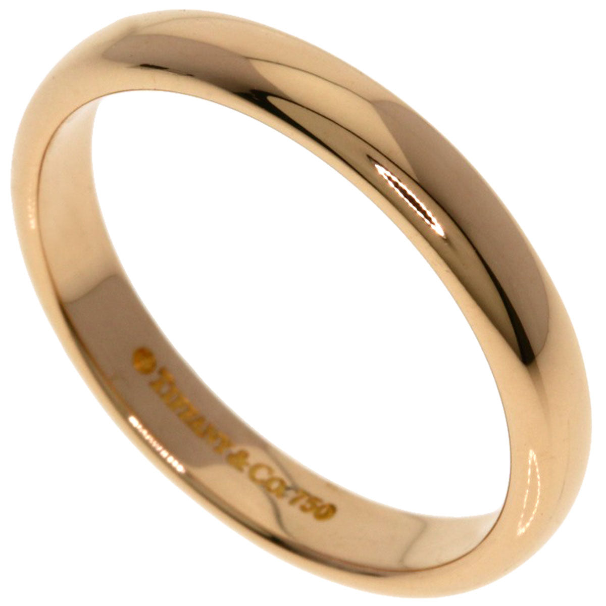 TIFFANY&Co. wedding Ring K18 Pink Gold Ladies [Used]