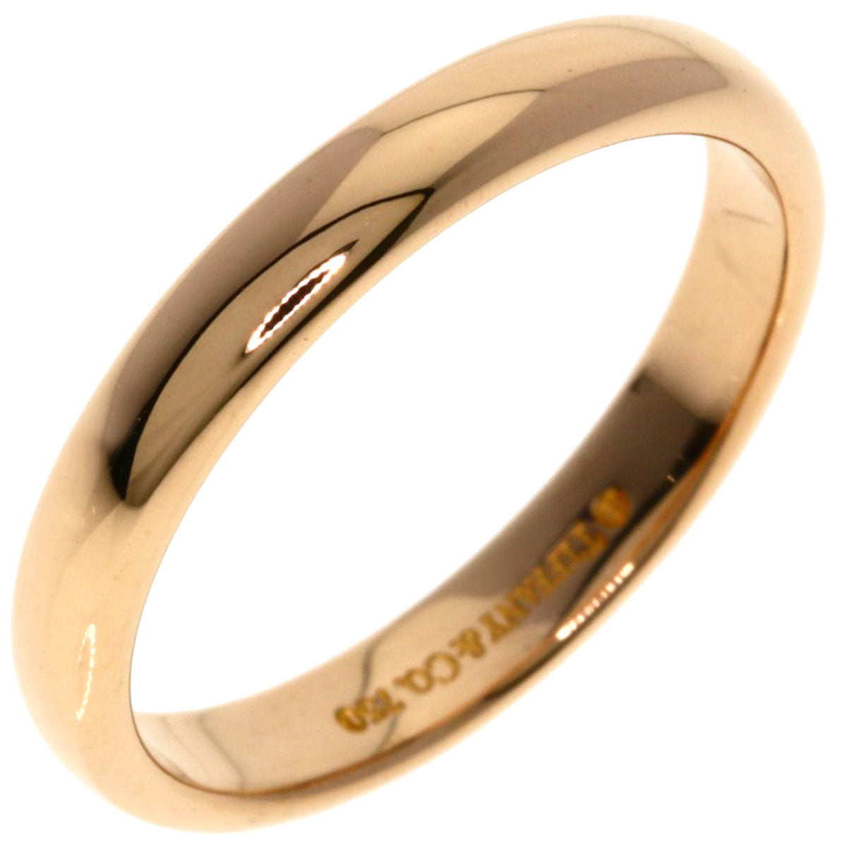 TIFFANY&Co. wedding Ring K18 Pink Gold Ladies [Used]