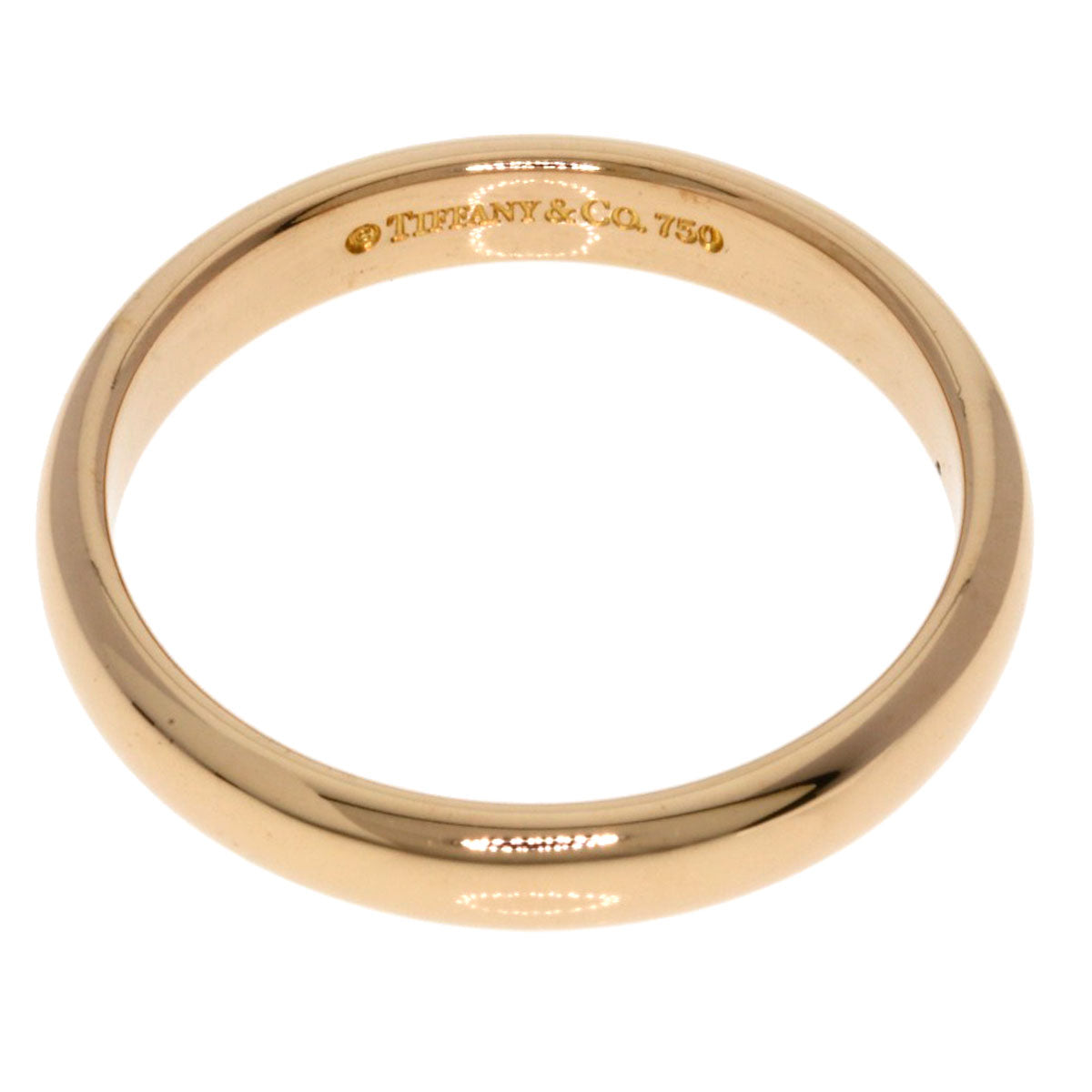 TIFFANY&Co. wedding Ring K18 Pink Gold Ladies [Used]