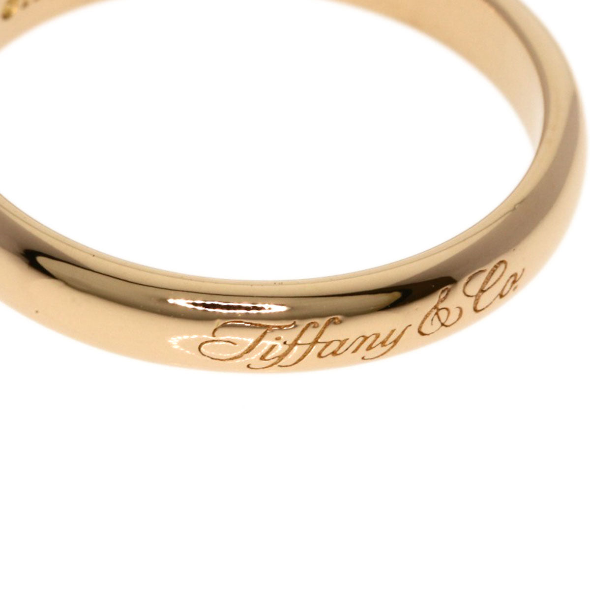 TIFFANY&Co. wedding Ring K18 Pink Gold Ladies [Used]