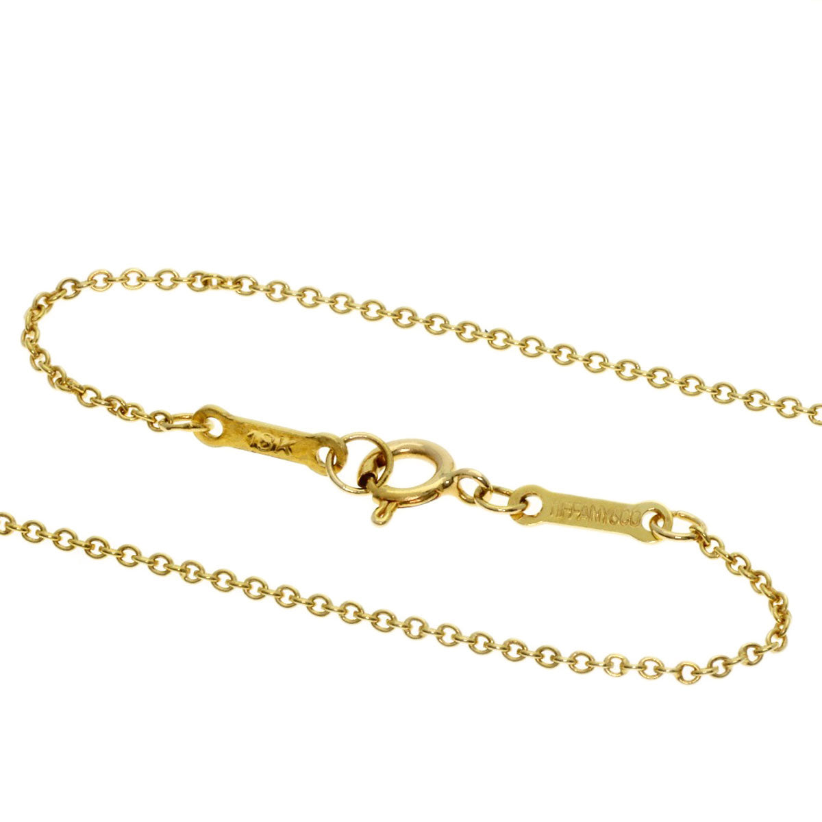 TIFFANY&Co. Double teardrop Necklace K18 Yellow Gold Ladies [Used]