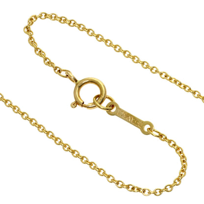 TIFFANY&Co. Double loop Necklace K18 Yellow Gold Ladies [Used]