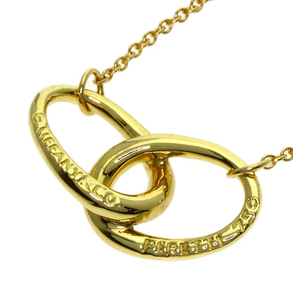 TIFFANY&Co. Double loop Necklace K18 Yellow Gold Ladies [Used]