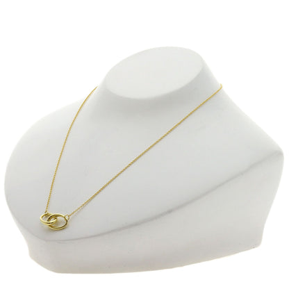 TIFFANY&Co. Double loop Necklace K18 Yellow Gold Ladies [Used]
