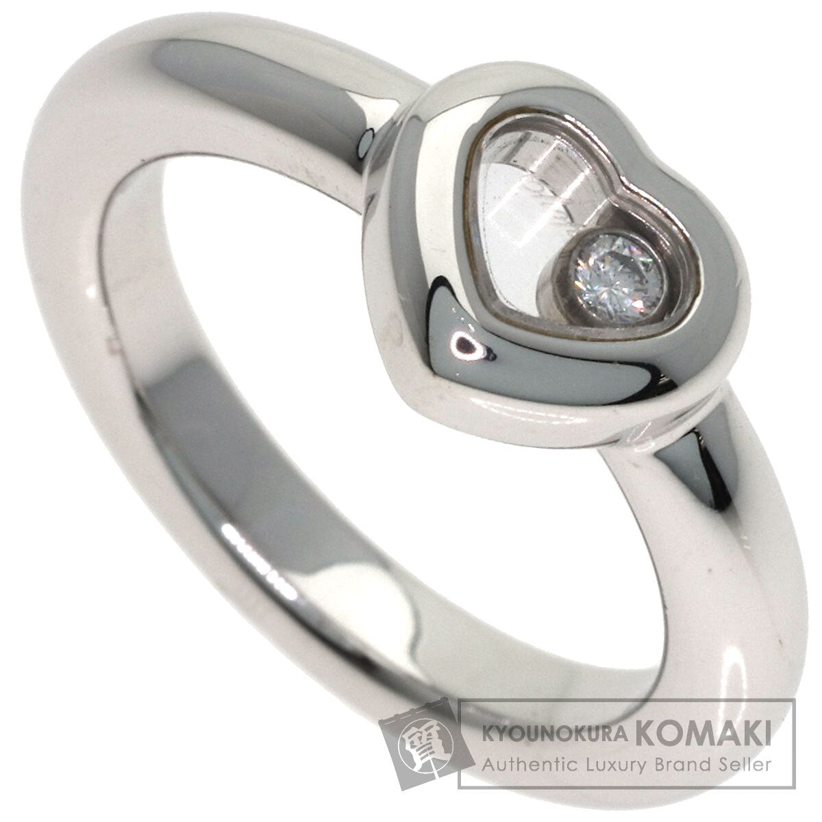 Chopard Happy diamond Ring K18 White Gold Ladies [Used]