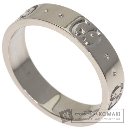 GUCCI アイコン #8 Ring K18 White Gold Ladies [Used]