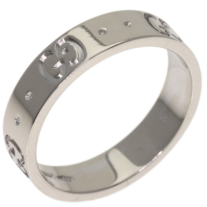 GUCCI アイコン #8 Ring K18 White Gold Ladies [Used]
