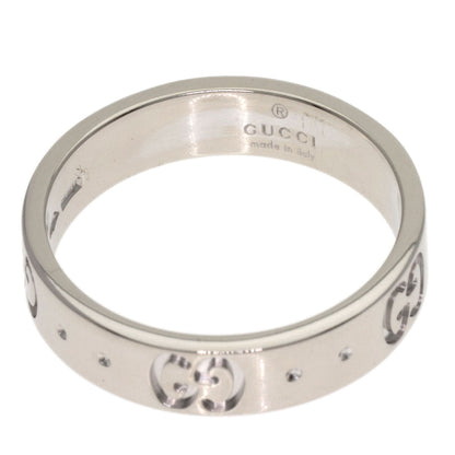 GUCCI アイコン #8 Ring K18 White Gold Ladies [Used]