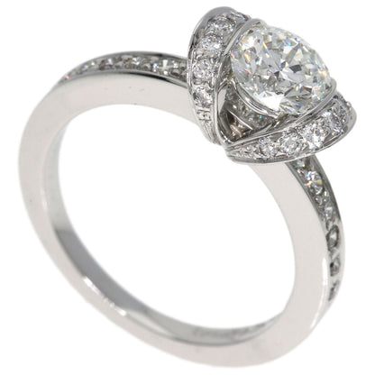 TIFFANY&Co. Ribbon Diamond Ring Platinum PT950 Ladies [Used]