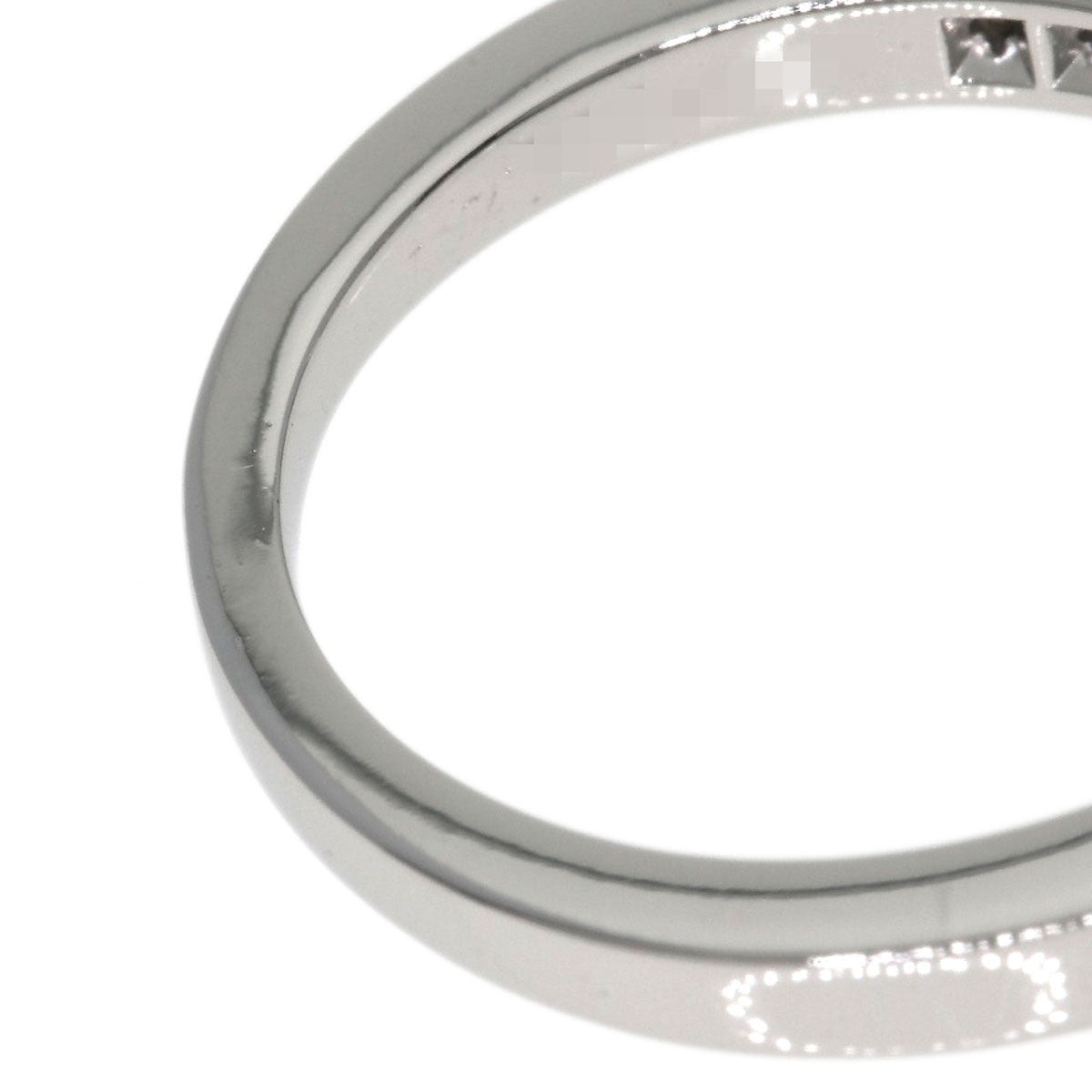 TIFFANY&Co. Ribbon Diamond Ring Platinum PT950 Ladies [Used]