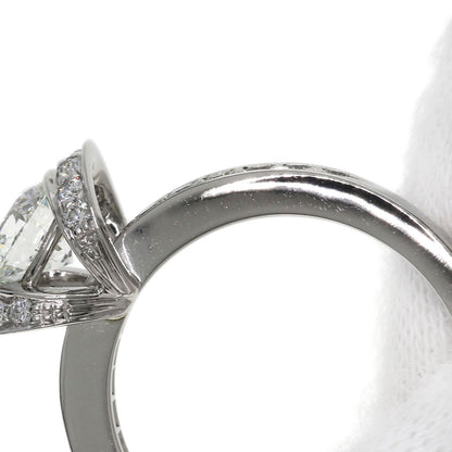 TIFFANY&Co. Ribbon Diamond Ring Platinum PT950 Ladies [Used]