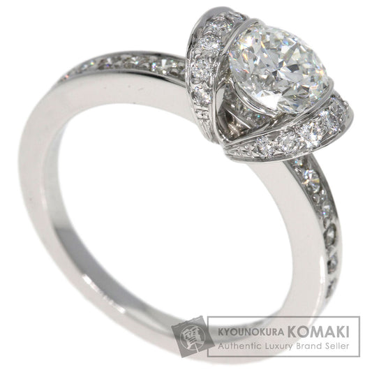 TIFFANY&Co. Ribbon Diamond Ring Platinum PT950 Ladies [Used]