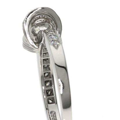 TIFFANY&Co. Ribbon Diamond Ring Platinum PT950 Ladies [Used]