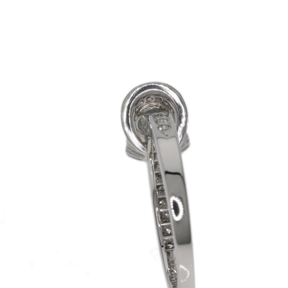 TIFFANY&Co. Ribbon Diamond Ring Platinum PT950 Ladies [Used]