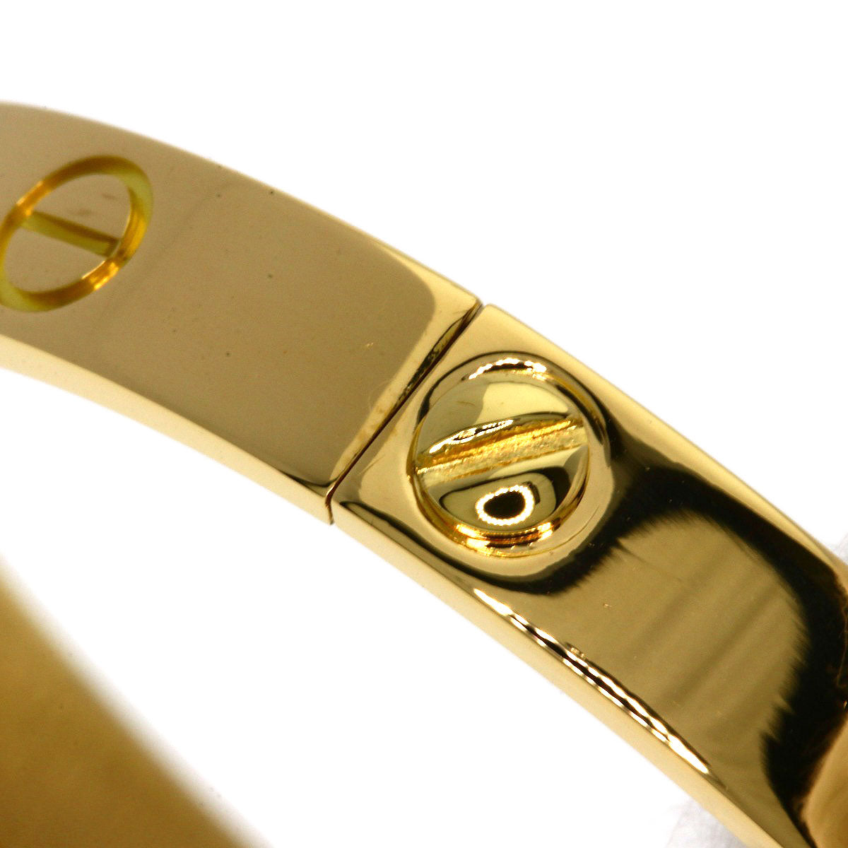 CARTIER LOVE Bracelets without driver #17 Bracelet K18 Yellow Gold Ladies [Used]